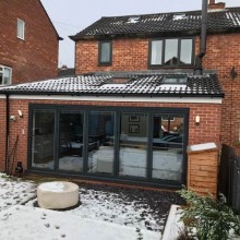 Single storey side and rear extension.